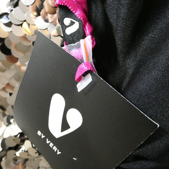 Sequin Blouse Sparkling Top US Size 18 Designer Party Club Formal Wear NWT - Picture 7 of 8